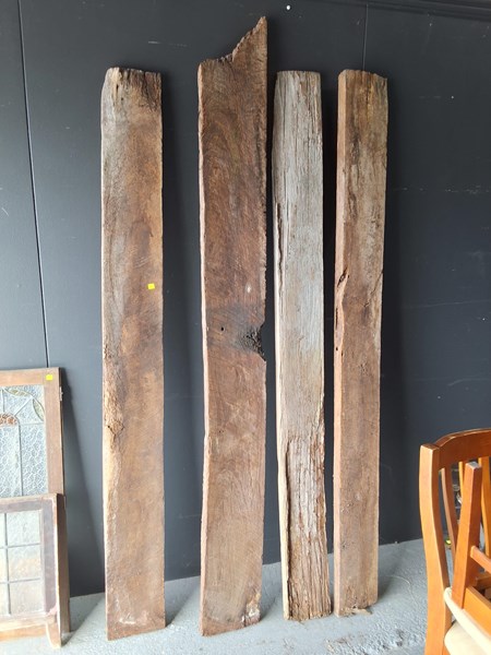 Lot 293 - GUM TIMBER PLANKS