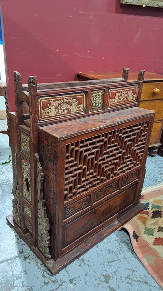 Lot 111 - CHINESE MARRIAGE CHEST