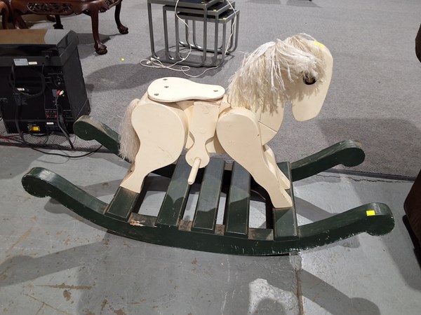 Lot 218 - ROCKING HORSE
