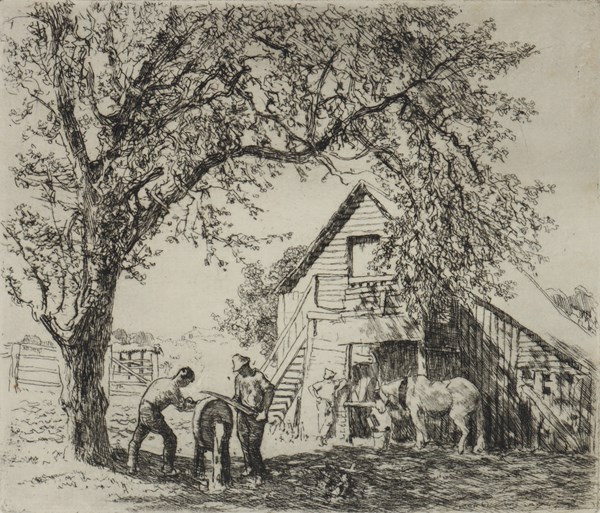 Lot 59 - LIONEL LINDSAY (Australia, 1874 - 1961)