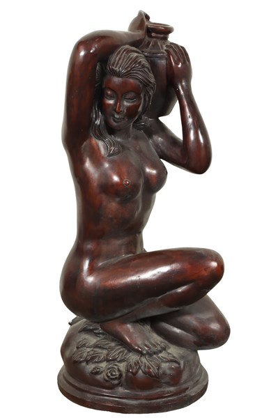 Lot 38 - BRONZE STATUE