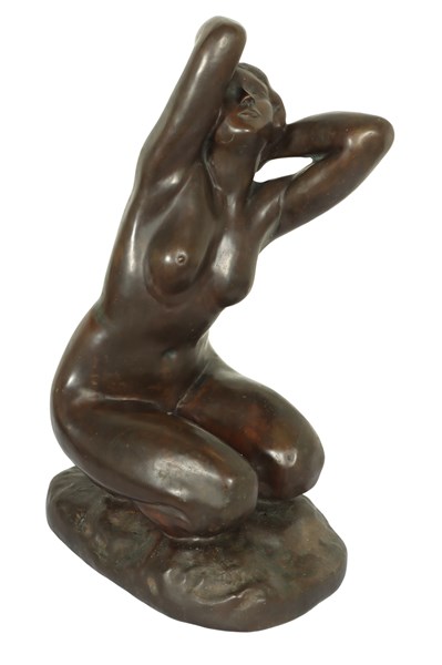 Lot 8 - BRONZE STATUE