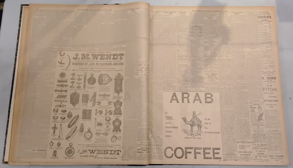 Lot 1152 - THE SA ADVERTISER 1900. A bound volume
