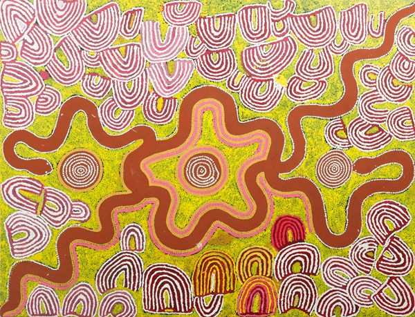 Lot 351 - NANCY (ROSS) NUNGURRAYI (Australia, Aboriginal, c.1935 - 2010)