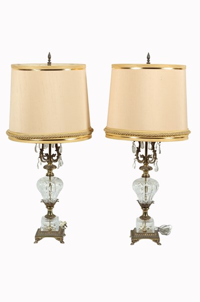 Lot 6 - PAIR OF TABLE LAMPS
