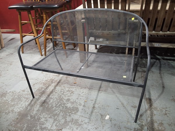 Lot 63 - GARDEN BENCH