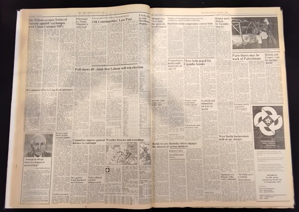Lot 1117 - THE LONDON TIMES 1974-78
