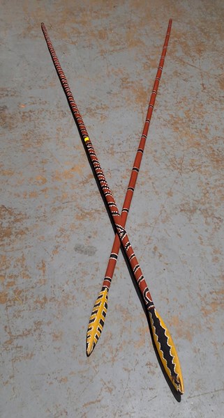 Lot 1084 - TWO SPEARS