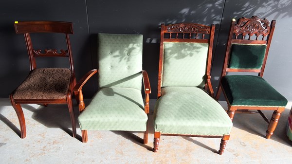 Lot 179 - FOUR CHAIRS