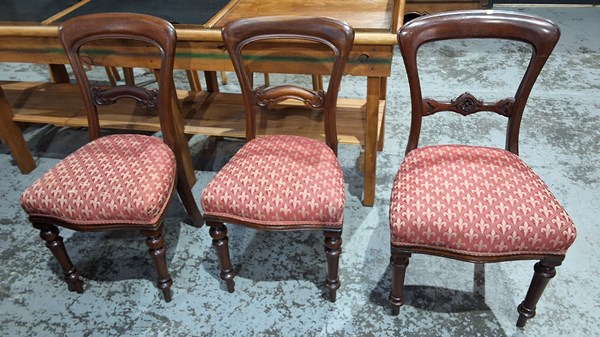 Lot 108 - THREE DINING CHAIRS
