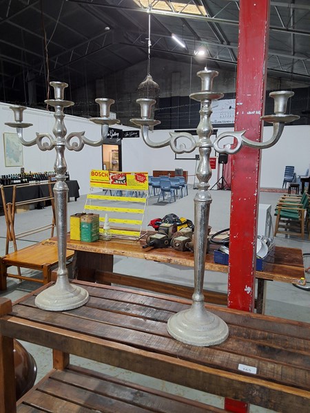 Lot 170 - TWO CANDELABRAS