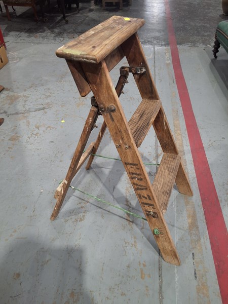 Lot 37 - TIMBER STEP LADDER