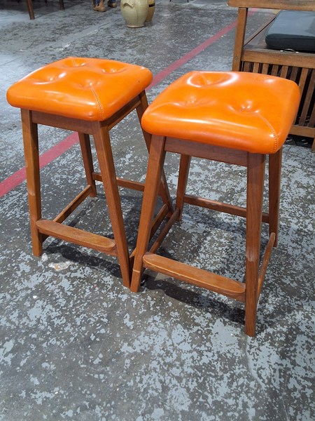 Lot 203 - TWO STOOLS