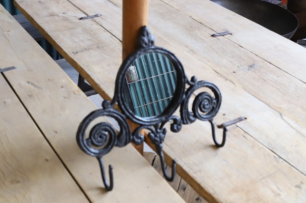 Lot 66 - CAST IRON COAT RACK