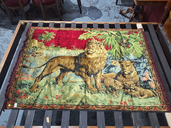 Lot 12 - LION THROW BLANKET