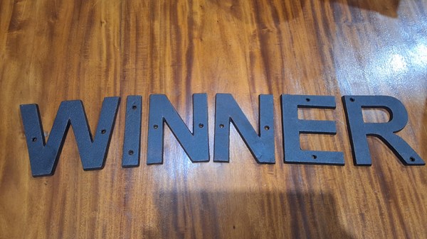 Lot 93 - CAST IRON LETTERS
