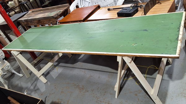Lot 232 - TRESTLE TABLE