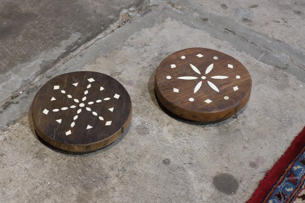 Lot 59 - TWO CHAPATI PLATES