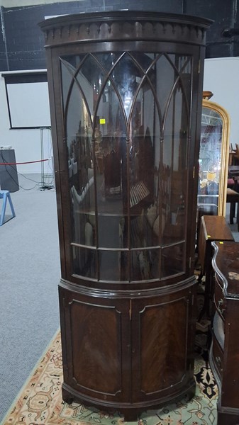 Lot 38 - CORNER DISPLAY CABINET
