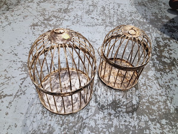 Lot 44 - BIRD CAGES