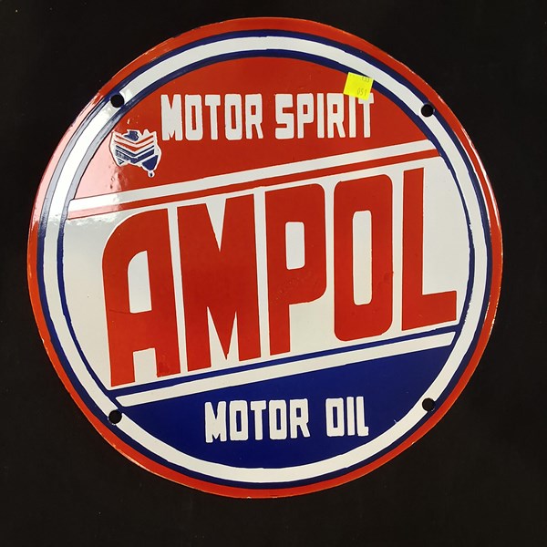 Lot 1107 - VINTAGE STYLE ENAMEL SIGN