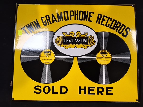Lot 1427 - VINTAGE STYLE ENAMEL SIGN
