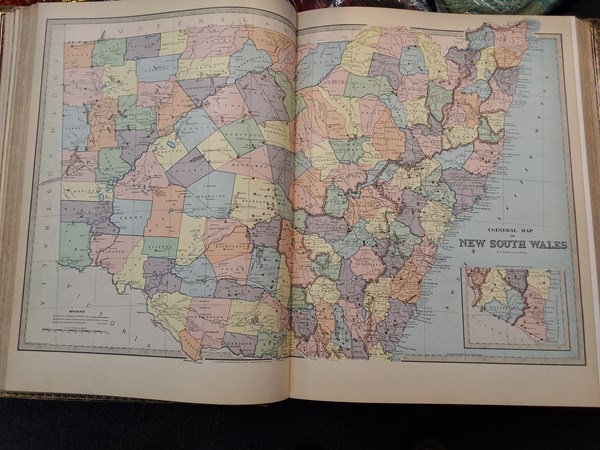 Lot 1206 - PICTURESQUE ATLAS OF AUSTRALASIA.