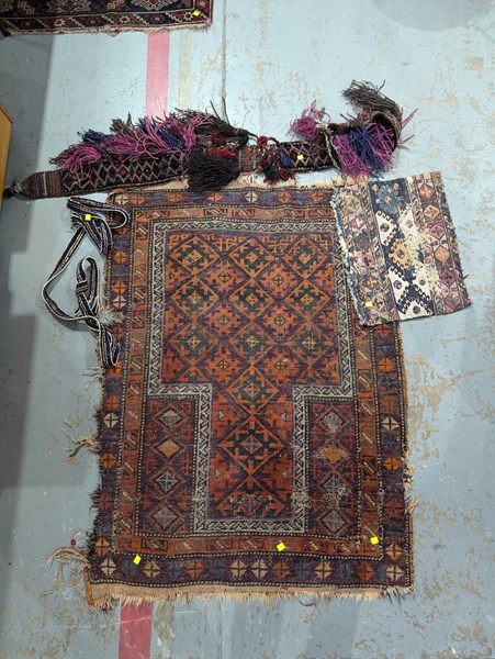 Lot 230 - RUGS AND FABRIC