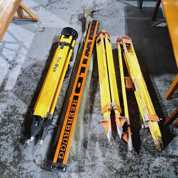 Lot 372 - SURVEYOR'S TRIPODS
