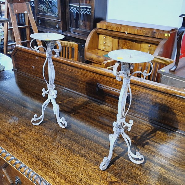 Lot 332 - CANDLESTICKS