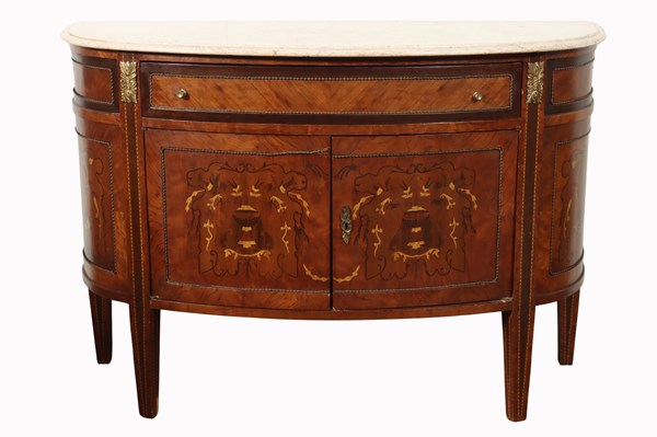 Lot 48 - DEMILUNE COMMODE