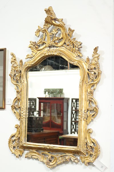 Lot 295 - GILTWOOD MIRROR