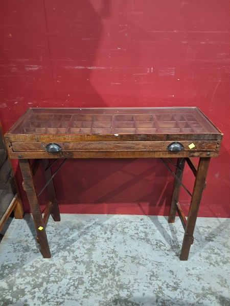 Lot 128 - SPECIMEN DISPLAY SHOWCASE