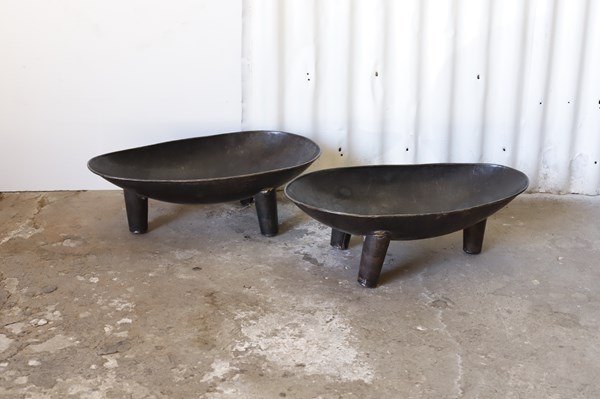 Lot 18 - IRON BOWLS