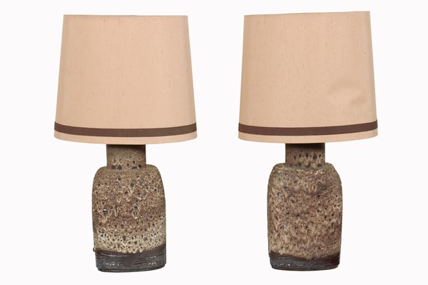 Lot 40 - PAIR OF TABLE LAMPS