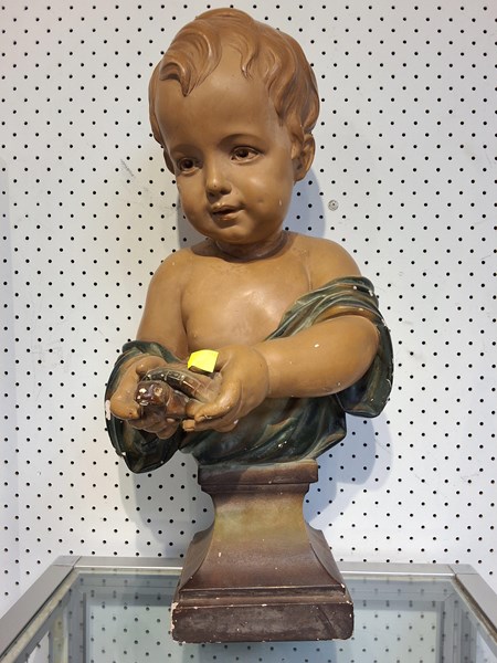 Lot 1321 - PLASTER FIGURE