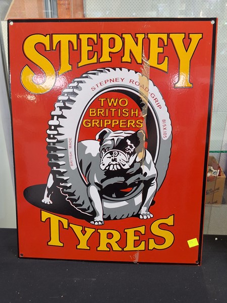 Lot 1344 - VINTAGE STYLE ENAMEL SIGN