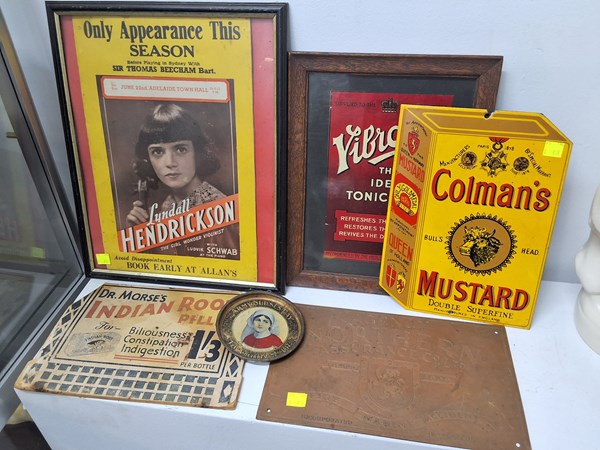 Lot 1396 - VINTAGE ADVERTISING