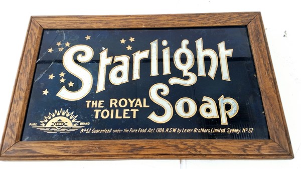 Lot 1428 - STARLIGHT SOAP ADVERTISING