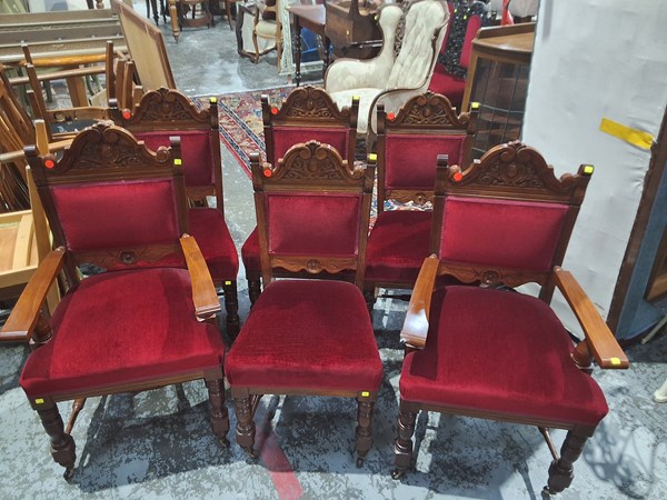 Lot 40 - DINING CHAIRS