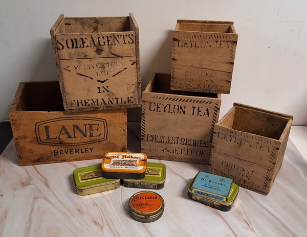 Lot 1377 - TIMBER BOXES