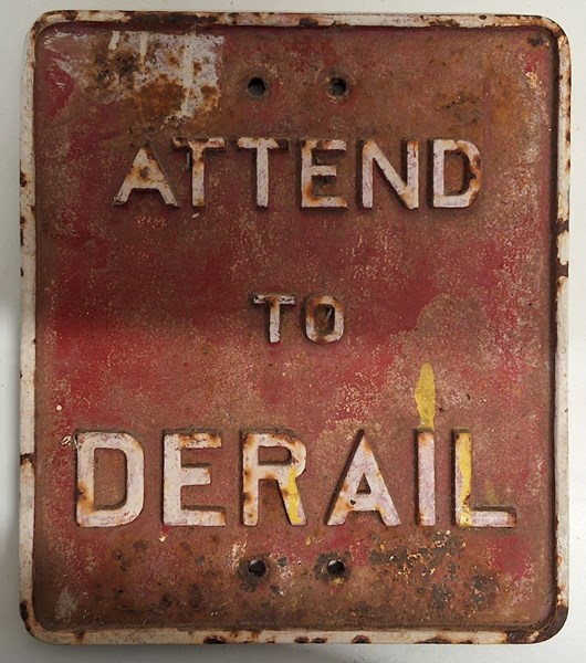 Lot 1216 - RAILWAY SIGN