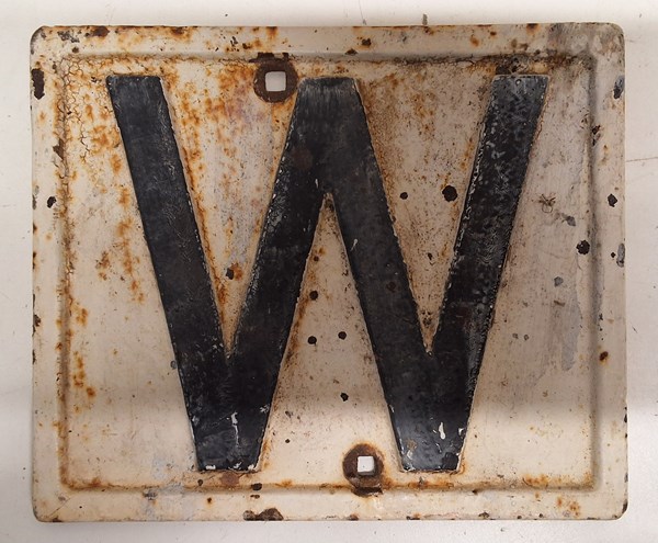 Lot 1208 - RAILWAY SIGN