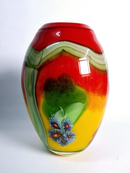 Lot 1298 - STUDIO GLASS VASE