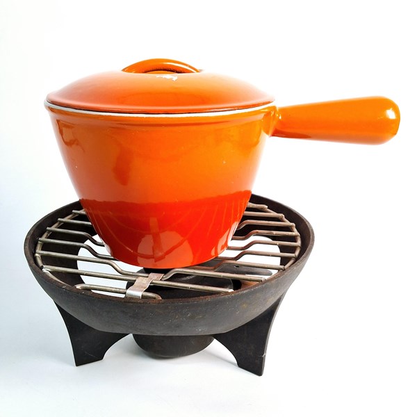 Lot 1272 - LE CREUSET FONDUE SET