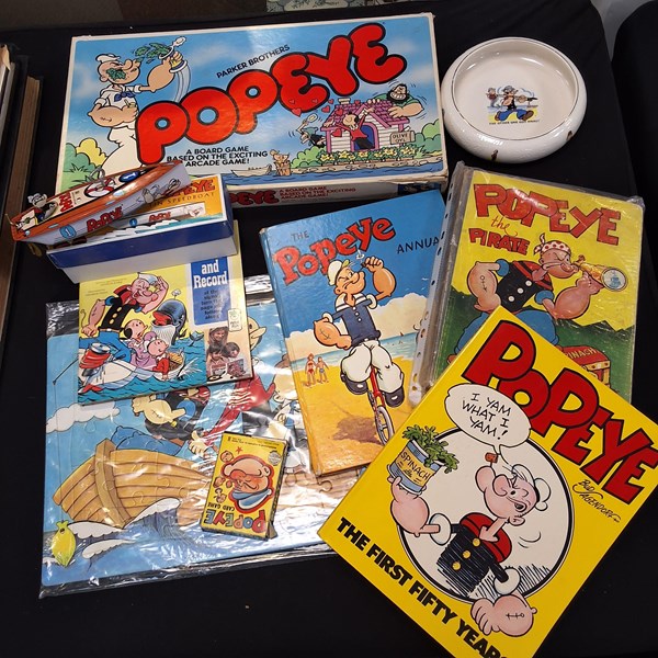 Lot 1334 - POPEYE PARAPHERNALIA