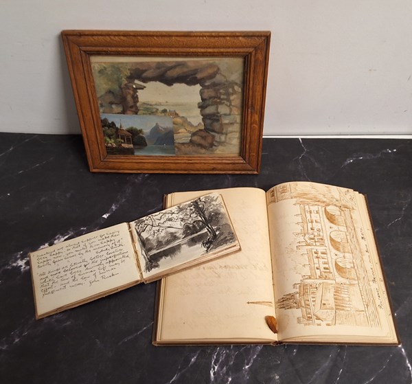 Lot 1394 - WATERCOLOUR & EPHEMERA