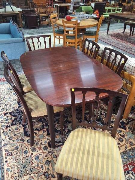 Lot 96 - TABLE & CHAIRS