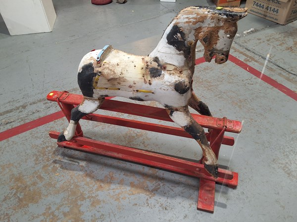Lot 386 - ROCKING HORSE