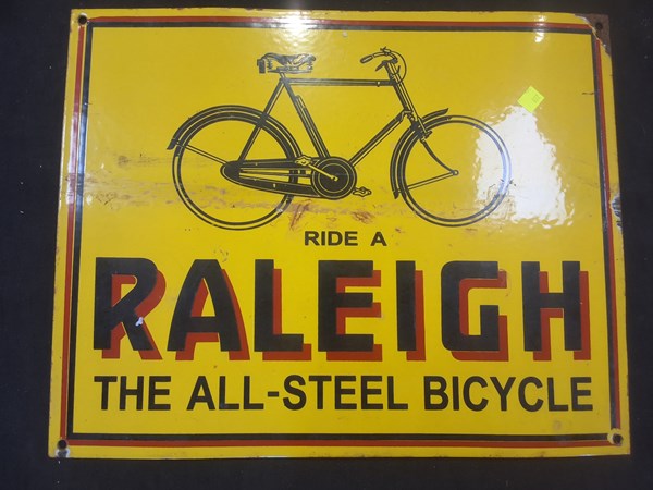 Lot 1312 - VINTAGE STYLE ENAMEL SIGN